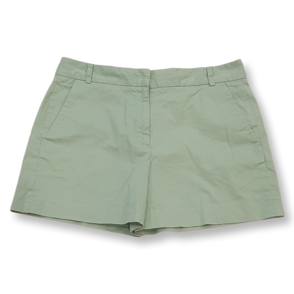 French Connection Classic High Waist Shorts Womens Size 6 Green